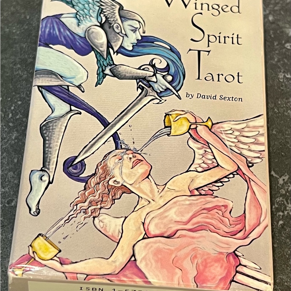 New Winged spirit, tarot  cards by David Sexton